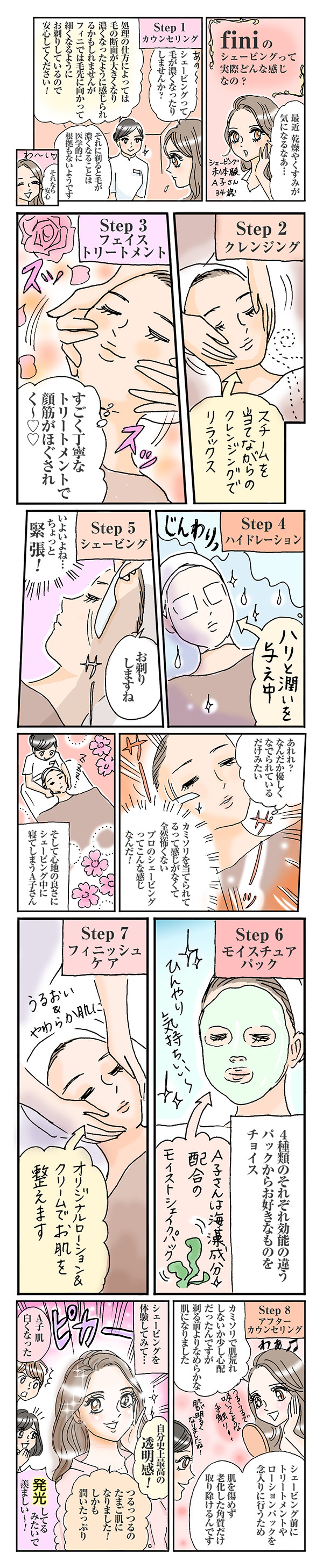 A子さんがfiniに行ってきました!